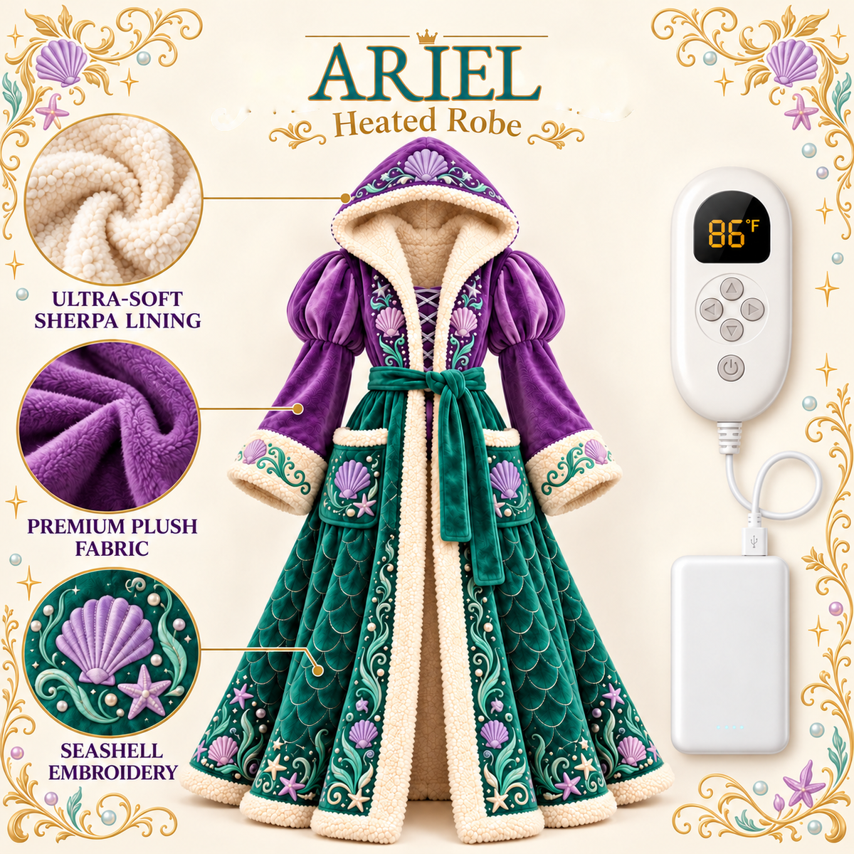 ChristmasRobe™ Fairytale Heated Robe