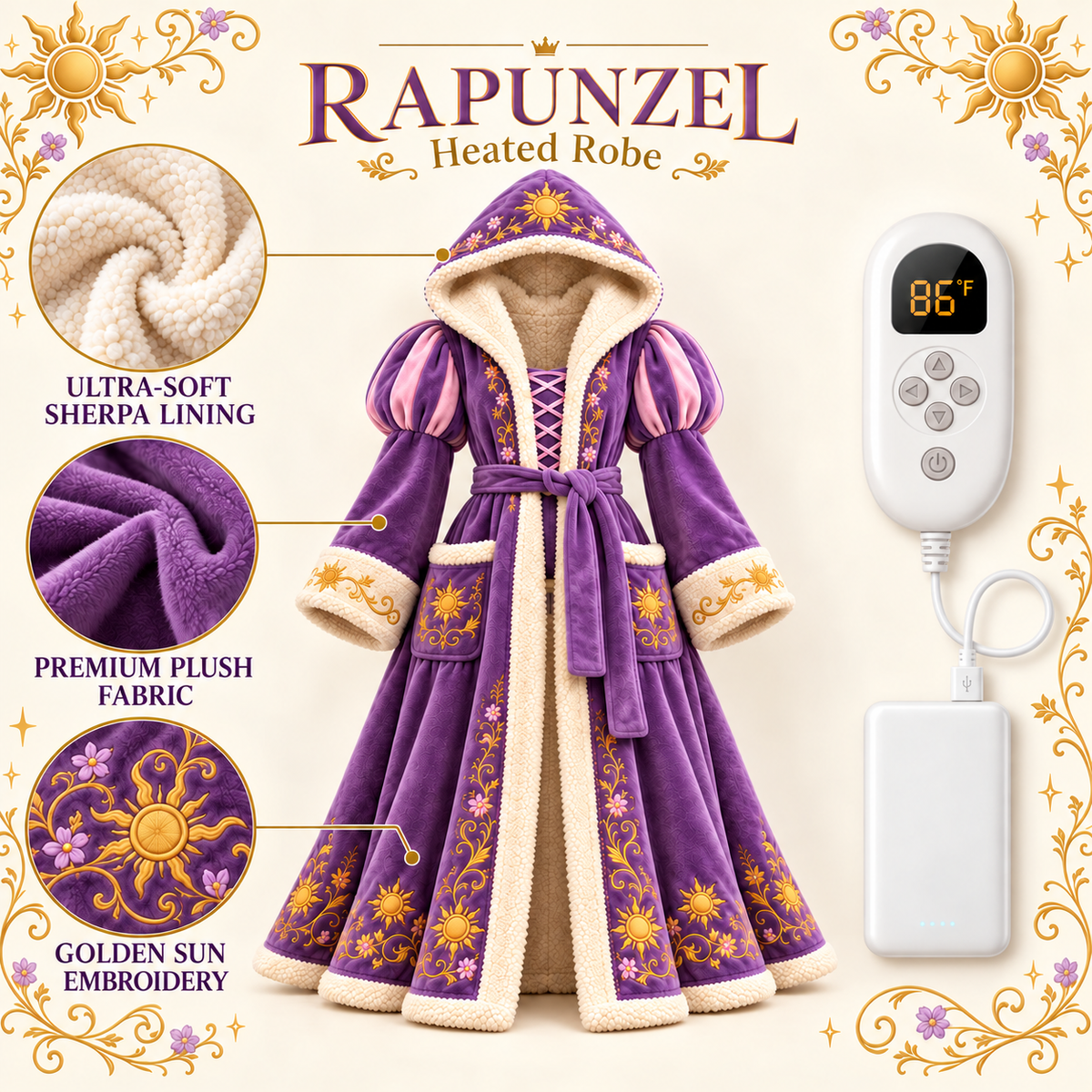 ChristmasRobe™ Fairytale Heated Robe
