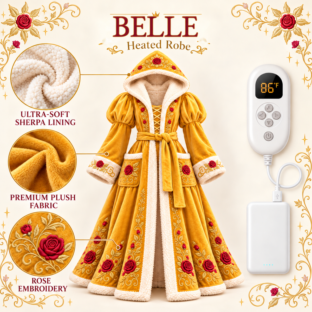 ChristmasRobe™ Fairytale Heated Robe