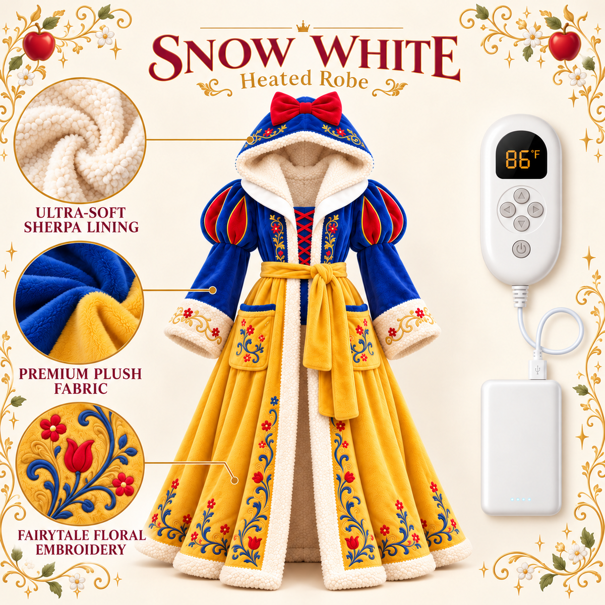 ChristmasRobe™ Fairytale Heated Robe